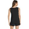 GYS Women’s Bamboo Viscose Pajamas Set – Sleeveless Tank Top and Sleep Shorts Summer Pjs Lightweight Cooling Sleepwear(Black)