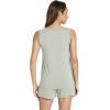 GYS Women’s Bamboo Viscose Pajamas Set – Sleeveless Tank Top and Sleep Shorts Summer Pjs Lightweight Cooling Sleepwear(Green)