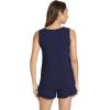 GYS Women’s Bamboo Viscose Pajamas Set – Sleeveless Tank Top and Sleep Shorts Summer Pjs Lightweight Cooling Sleepwear(Navy)