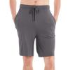 GYS Men’s Bamboo Viscose Shorts, Soft Pajama Shorts with Pockets, Moisture-Wicking Casual Shorts Loungewear Sleep Bottoms(Cervinus)