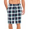Navy & Green Plaid