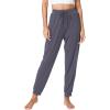 LazyCozy Bamboo Viscose Jogger Pajama Pants for Women Soft Lightweight Knit Sleep Pants with Pockets(Dark Grey)