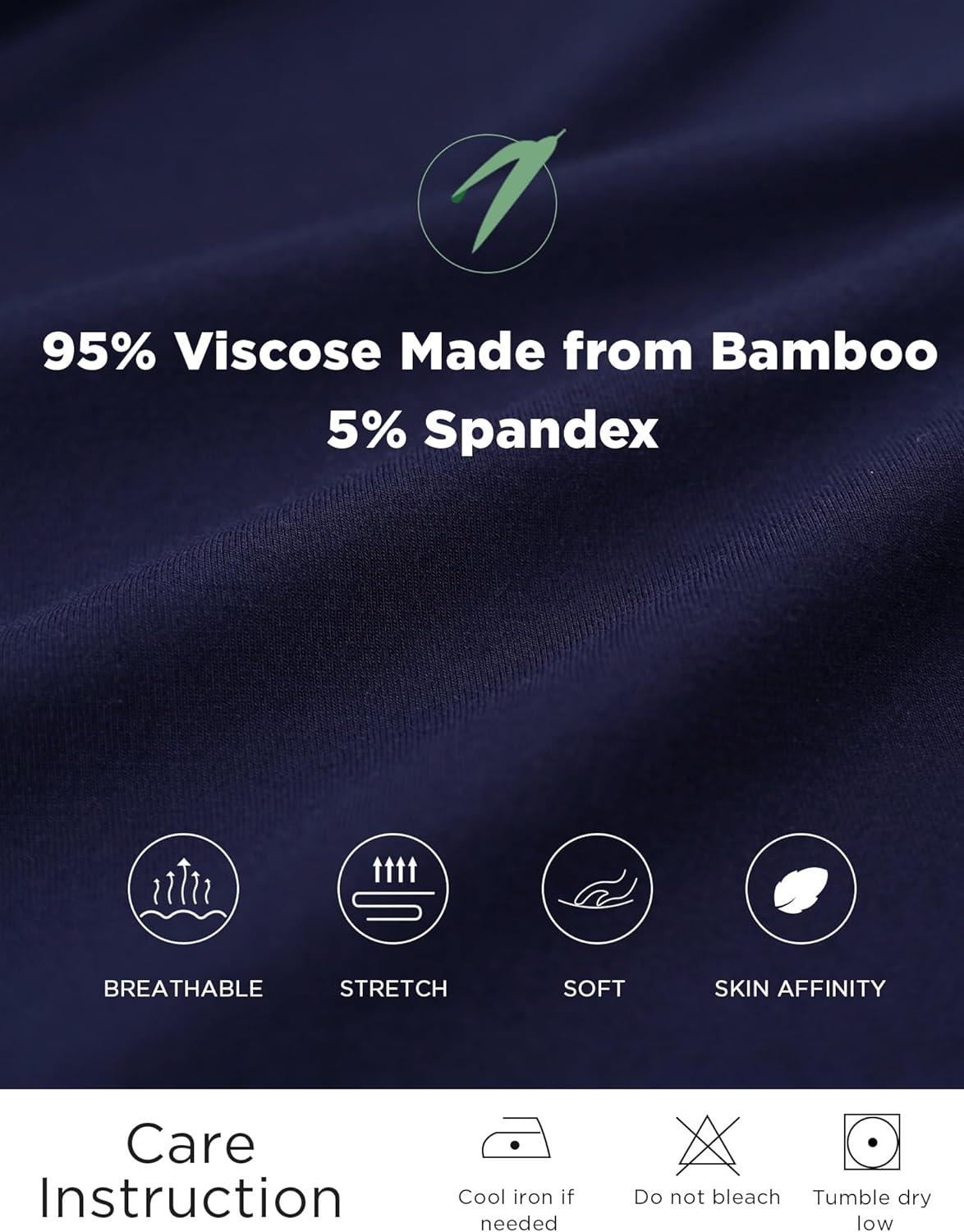 imageGYS Bamboo Viscose Pajamas for Women Set Sleeveless Tank Top and Sleep Shorts Summer Lightweight Lounge Sleepwear Pjs SetNavy