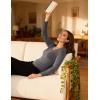 GYS Women’s Pajama Tops Bamboo Viscose Soft and Moisture-Wicking Long Sleeve Underwear Base Layer(V Neck-grey)
