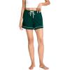 GYS Pajama Shorts for Women – Viscose Made from Bamboo, Soft Sleep Shorts Stretchy Sleepwear Casual Pj Bottoms(C- Peacock Green)
