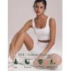 GYS Bamboo Viscose Women’s Slip Shorts for Under Dresses, Cloud-like Soft Anti Chafing Stretchy Boyshorts Panties(White)