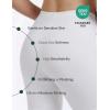 GYS Bamboo Viscose Women’s Slip Shorts for Under Dresses, Cloud-like Soft Anti Chafing Stretchy Boyshorts Panties(White)