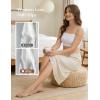 GYS Women’s Half Slips for Under Dresses A-line Lace Trim Mini Underskirt(Beige Long)