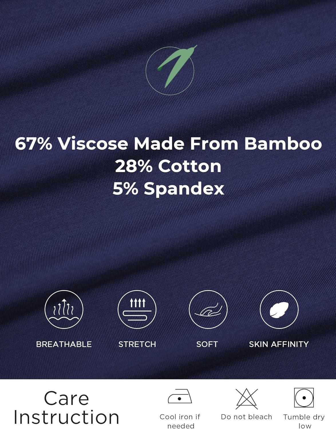 imageGYS Bamboo Viscose Pajama Shorts Women Soft Sleep Shorts with Pockets Comfy Lounge Shorts Pj Bottoms Navy XLarge