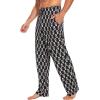 GYS Men’s Bamboo Viscose Pajama Pants, Soft Sleep Lounge Pants Comfy Pj Bottoms with Pockets & Drawstring(Skulls)