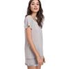 GYS Women’s Bamboo Viscose Pajama Sets – Cooling Short Sleeve Sleepwear for Night Sweats, Moisture Wicking Summer Pjs(Light Grey)
