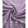 GYS Women’s Bamboo Viscose Kimono Robes Soft Knit Bathrobe with Pockets and Fixed Waist Belt for Spa, Hotel & Home(Violet)