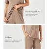GYS Womens Cooling Bamboo Viscose Pajamas Set Summer Short Sleeve PJs Sets Moisture-Wicking Sleepwear for Night Sweats(Pink)