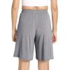 GYS Women’s Bamboo Viscose Bermuda Pajama Shorts – Soft Sleep Lounge Shorts with Pockets for Summer(Heather Grey)