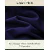 GYS Bamboo Viscose Nightgown for Women Cooling Summer Tank Nightshirt Soft Sleeveless Sleep Dress with Pockets(Crew Neck-navy)