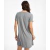 GYS Women’s Bamboo Viscose Nightgown Soft Short Sleeve Sleep Shirts Cooling Summer Sleepwear Dress(Heather Grey)