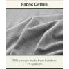 GYS Women’s Bamboo Viscose Nightgown Soft Short Sleeve Sleep Shirts Cooling Summer Sleepwear Dress(Heather Grey)