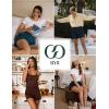 GYS Bamboo Viscose Pajama Shorts for Women, Casual Micro Mini Lounge Shorts, Soft Comfy Sleep Bottoms(Navy Heather)