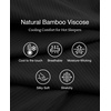 GYS Bamboo Viscose Cooling Pajamas for Women, Summer Silky Soft Pajama Shorts Set Comfy Matching Pjs Sets(Black)