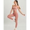 GYS Bamboo Viscose Leggings for Women, High Waisted Workout Gym Yoga Pants, Soft Stretchy Leggings Pants Sweatpants(Blush Pink)