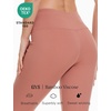GYS Bamboo Viscose Leggings for Women, High Waisted Workout Gym Yoga Pants, Soft Stretchy Leggings Pants Sweatpants(Blush Pink)