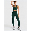 GYS Bamboo Viscose Leggings for Women, High Waisted Workout Gym Yoga Pants, Soft Stretchy Leggings Pants Sweatpants(Dark Cyan)