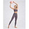GYS Bamboo Viscose Leggings for Women, High Waisted Workout Gym Yoga Pants, Soft Stretchy Leggings Pants Sweatpants(Lilac Gray 4)