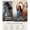 GYS Bamboo Viscose Nightgowns for Women, Summer Cooling Night Shirts for Hot Sleepers Silky Soft Sleep Dress(Grayish Blue)