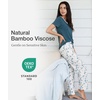GYS Women’s Bamboo Viscose Pajama Sets, Cooling Short Sleeve Sleepwear for Hot Sleepers, Silky Soft Summer V-neck Lounge Pjs(Green)