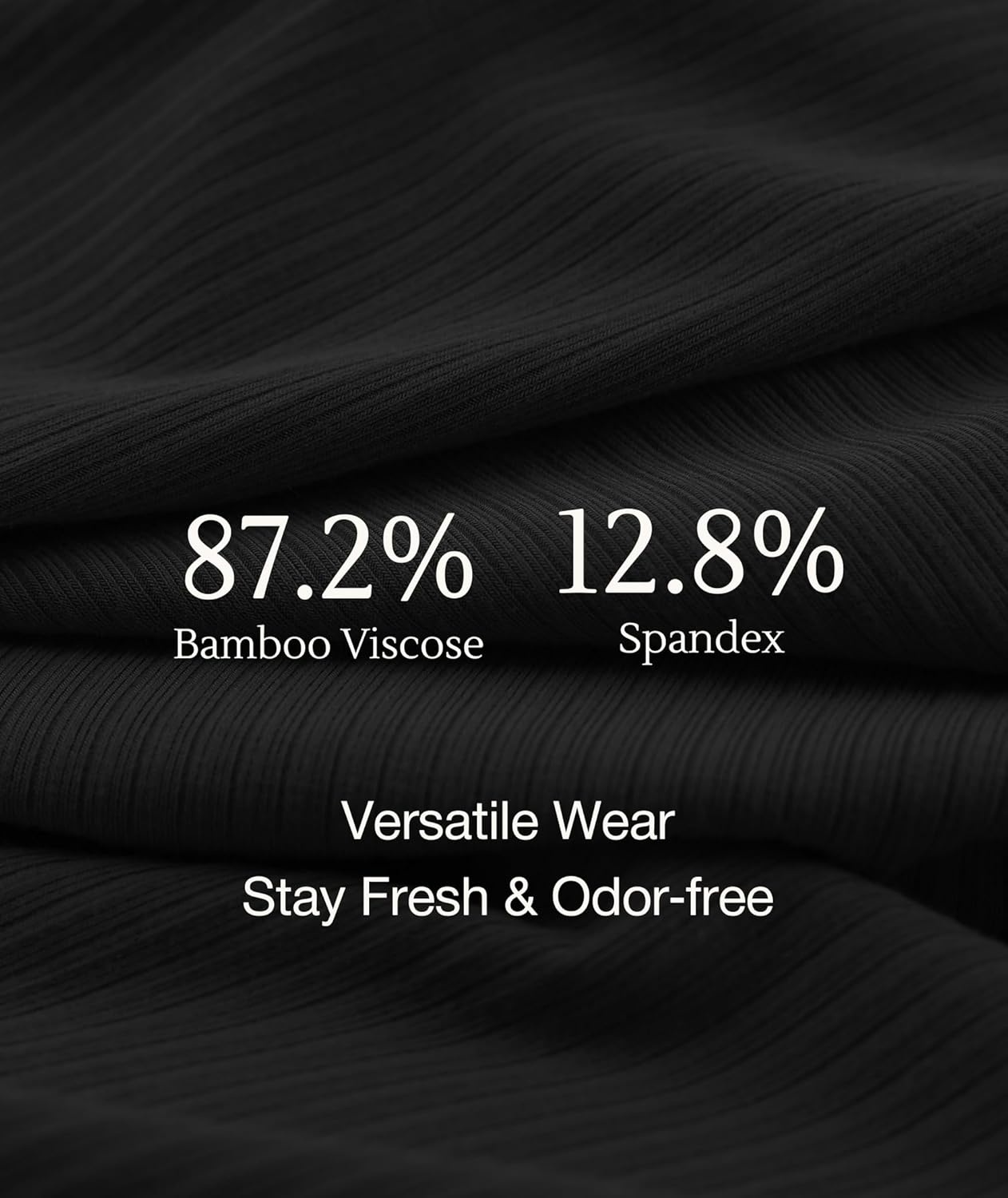 image:imageGYS Bamboo Viscose Tank Top for Women Sleeveless Crewneck Pajama Tops Basic Casual Lounge Shirts Workout Tunic TShirtBlack
