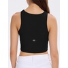 GYS Women’s Workout Tank Tops Casual Ribbed Fitted Summer Sleeveless Blouses Shirts 2026(Black)