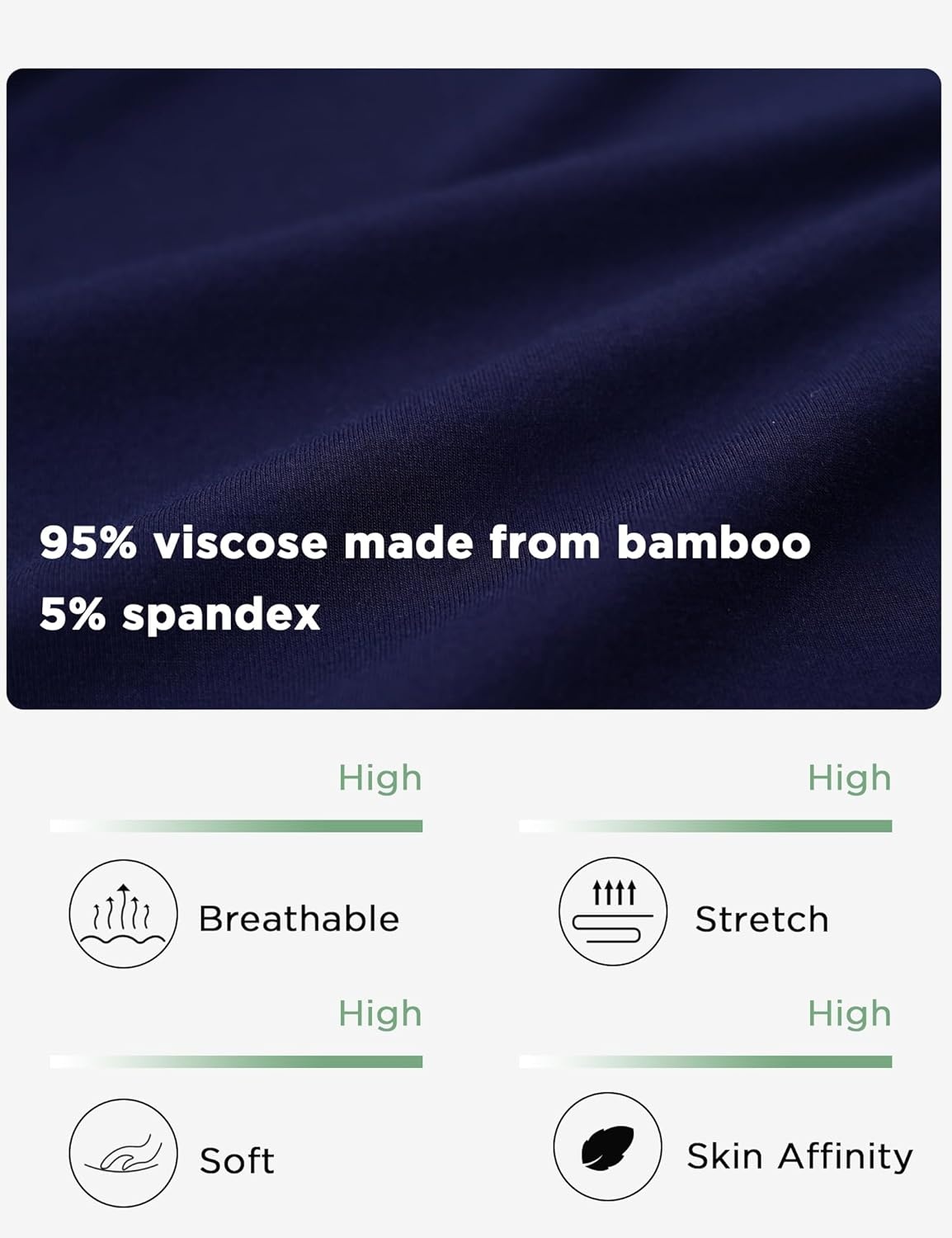 image:imageGYS Pajama Shorts for Women Viscose Made from Bamboo Soft Sleep Shorts Casual Lounge Shorts Pj BottomNavy