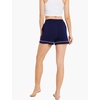 GYS Pajama Shorts for Women – Viscose Made from Bamboo, Soft Sleep Shorts Casual Lounge Shorts Pj Bottom(Navy)