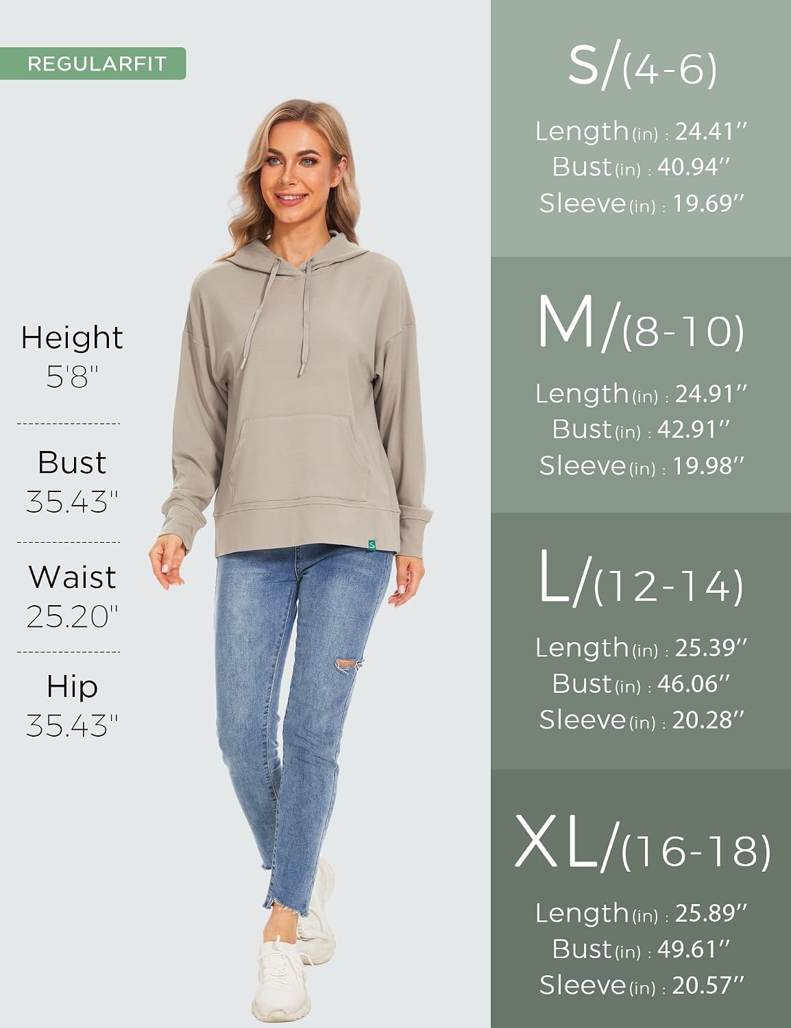 image:imageGYS Womens Hoodies Casual Hooded Sweatshirts with Pocket Long Sleeve Pullovers Top ShirtsNavy