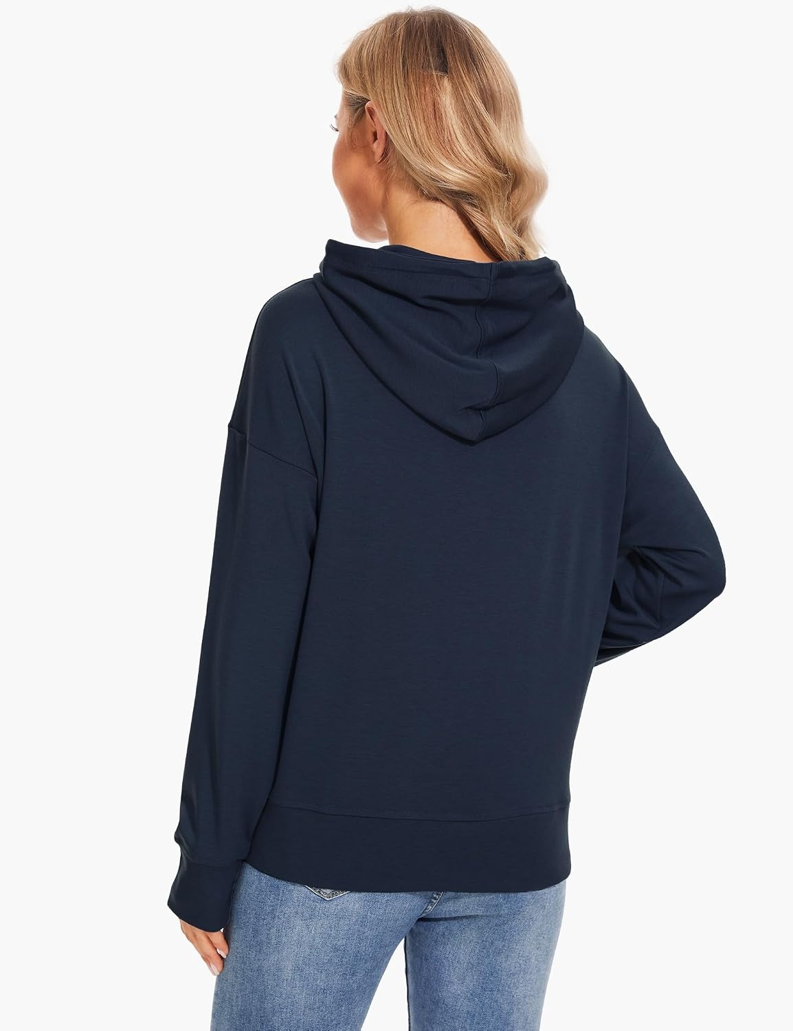 image:imageGYS Womens Hoodies Casual Hooded Sweatshirts with Pocket Long Sleeve Pullovers Top ShirtsNavy