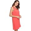 GYS Cooling Bamboo Viscose Nightgowns for Women, Lightweight Sleeveless V Neck Sleep Shirt for Hot Sleepers, Soft Night dress(A- Peach Pink)
