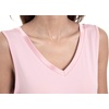 GYS Cooling Bamboo Viscose Nightgowns for Women, Lightweight Sleeveless V Neck Sleep Shirt for Hot Sleepers, Soft Night dress(A- Pink)