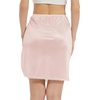 GYS Half Slips for Women Non Cling Under Dresses Silky Underskirt Lightweight Lace Trim Skirt Slip(Single Slit – 20″ – Pink)