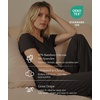 GYS Bamboo Viscose Pajamas for Women Set, 2 Piece Buttery-soft Loungewear Pjs Set Comfy Henley Neck T-shirt and Pants Outfits(Chocolate)