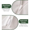 Laundry Bags Mesh Wash Bags for Delicates, 3 Pack (S/M/L) | Tangle-Free, Snag‑Resistant Fine Mesh, Durable Auto‑Lock Zipper, Washer & Dryer Ready, Hang Loop, S/M/L Fit Bras to Sheets
