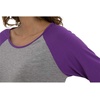 LazyCozy Bamboo Viscose Long Sleeve Nightgowns for Women | Moisture-Wicking Sleep Dress for Hot Sleepers Night Sweats, Soft Lightweight Knee-Length Sleepshirts(Heather Grey/Lilac)