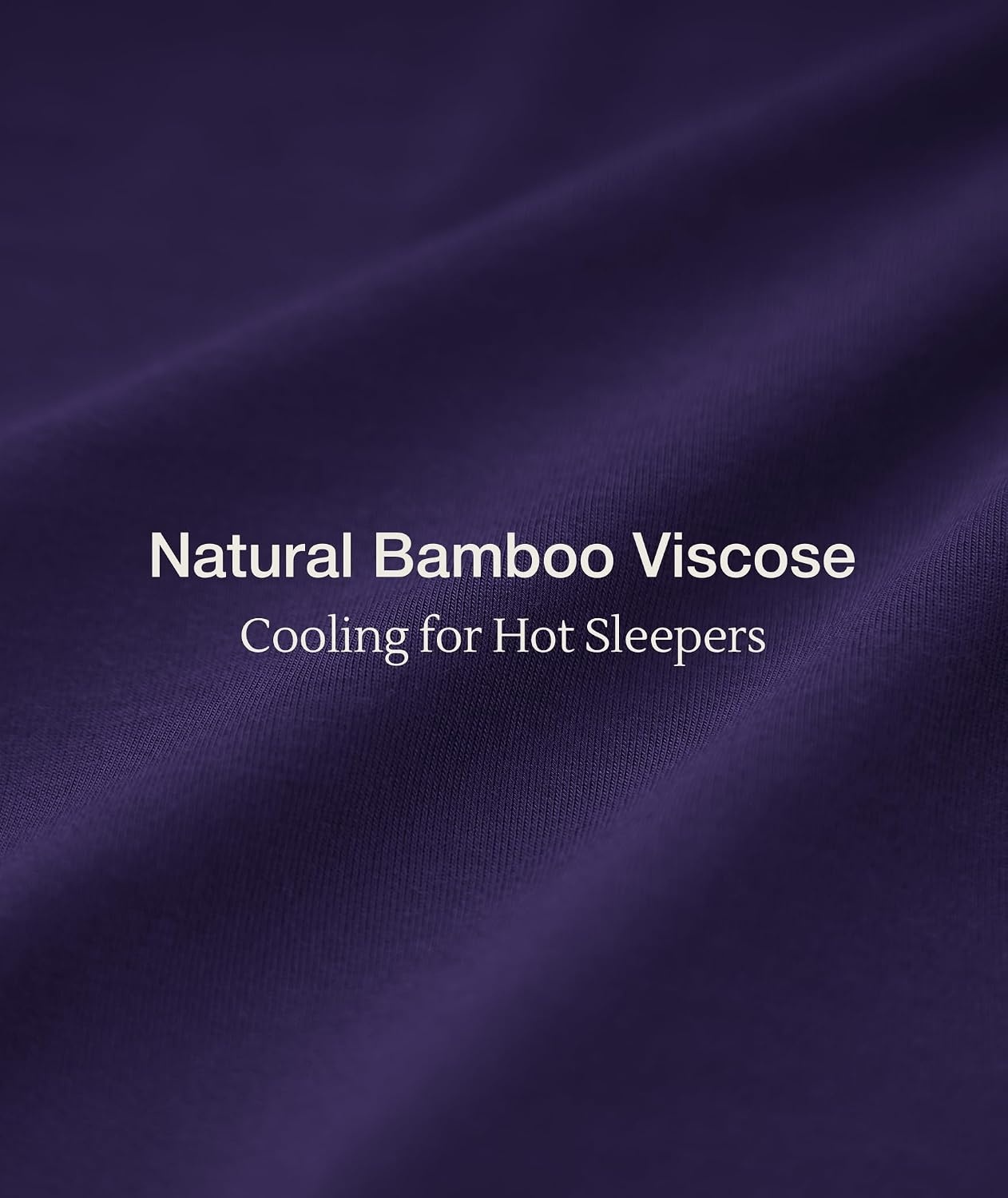 image:imageGYS Cooling Bamboo Viscose Nightgowns for Women MoistureWicking Sleep Dress for Hot Sleepers Night Sweats Soft Short Sleeve Sleepshirts with Satin VNeckPurple
