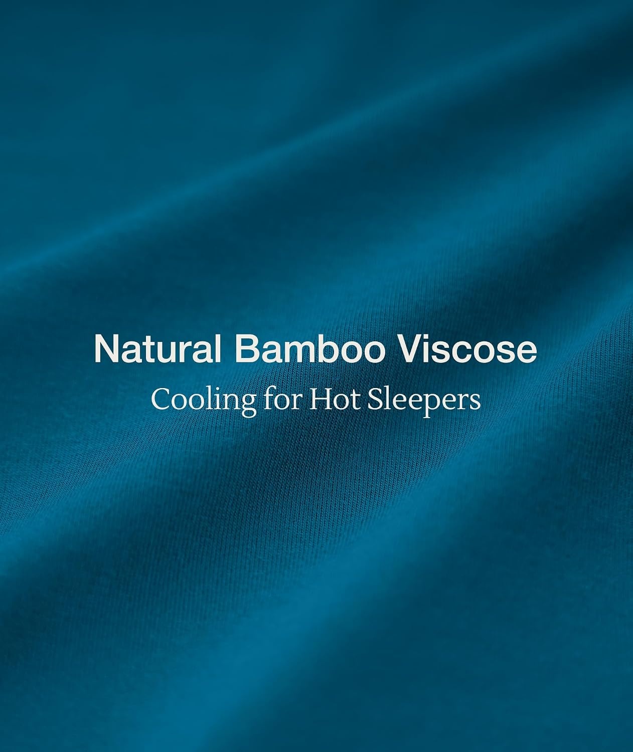 image:imageGYS Cooling Bamboo Viscose Nightgowns for Women MoistureWicking Sleep Dress for Hot Sleepers Night Sweats Soft Short Sleeve Sleepshirts with Satin VNeckTeal Blue