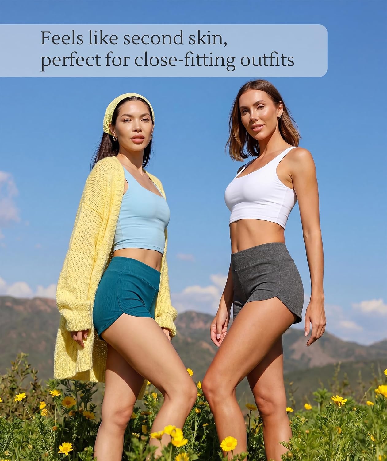 image:imageLazyCozy Bamboo Viscose Sleep Shorts for Women Soft Dolphin Lounge Shorts Comfy Y2K Micro Mini Pajama Shorts Lightweight Booty Shorts Summer Pj Shorts Knit Workout ShortsTeal Blue
