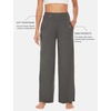 GYS Bamboo Viscose Pajama Pants for Women | Cooling for Night Sweats & Hot Sleepers, Wide Leg Flowy Palazzo Sleep Lounge Bottoms, Soft Pj Bottoms with Pockets(Iron Grey)