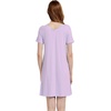 GYS Cooling Bamboo Viscose Nightgowns for Women | Moisture-Wicking Sleep Dress for Hot Sleepers Night Sweats, Soft Short Sleeve Sleepshirts with Satin V-Neck(Taro Purple)