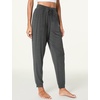 LazyCozy Bamboo Viscose Jogger Pajama Pants for Women | Cooling for Night Sweats & Hot Sleepers, Lightweight Sleep Lounge Bottoms with Pockets, Ultra-Soft, Drawstring Waist(Dark Heather Grey)