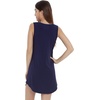 LazyCozy Bamboo Viscose Nightgowns for Women, Soft Night Shirts for Women Sleepwear, Summer Sleeveless V Neck Tank Pajama(A-navy)