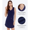 LazyCozy Bamboo Viscose Nightgowns for Women, Soft Night Shirts for Women Sleepwear, Summer Sleeveless V Neck Tank Pajama(A-navy)