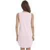 LazyCozy Bamboo Viscose Nightgowns for Women, Soft Night Shirts for Women Sleepwear, Summer Sleeveless V Neck Tank Pajama(A-pink)
